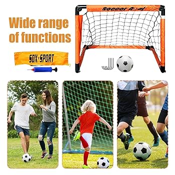 Amazon | サッカーゴール ポータブル サッカーゴール 折畳み