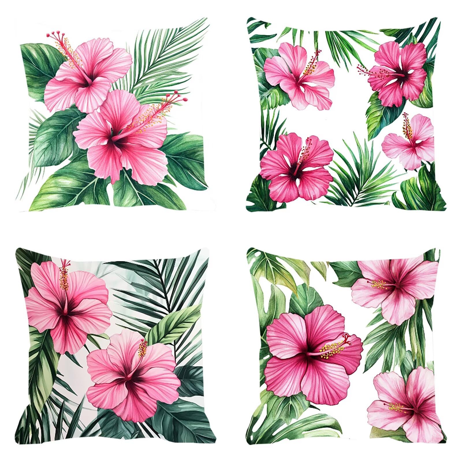 Taie oreiller canape velours de qualité supérieure 50x50cm style floral raffiné
