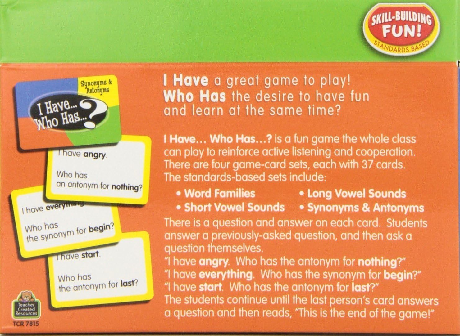 I Have, Who Has?: Language Arts Game, Grades 1-2 - Image 4