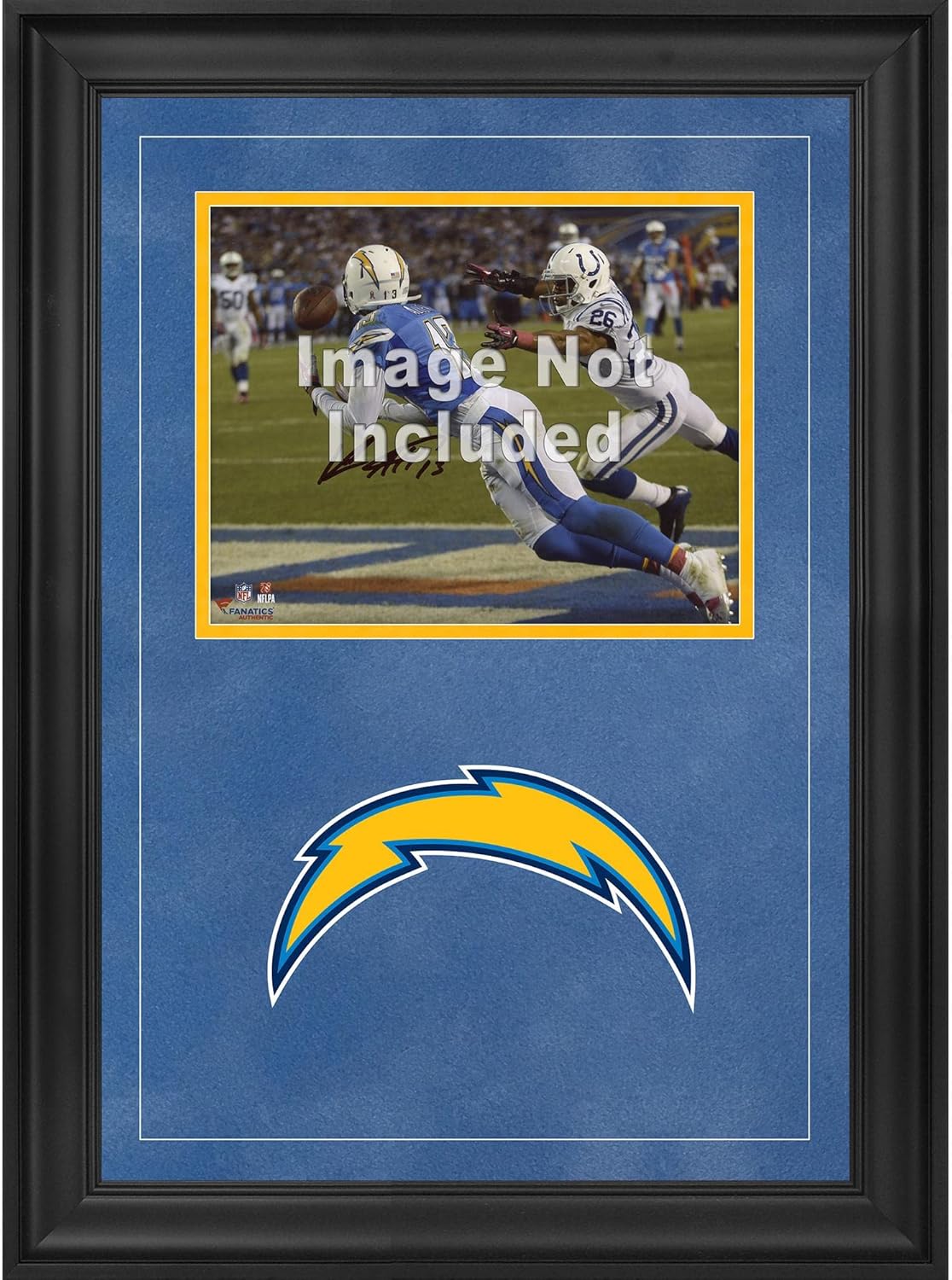 Los Angeles Chargers Deluxe 8" x 10" Horizontal Photograph Frame with Team Logo - Football Other Display Cases