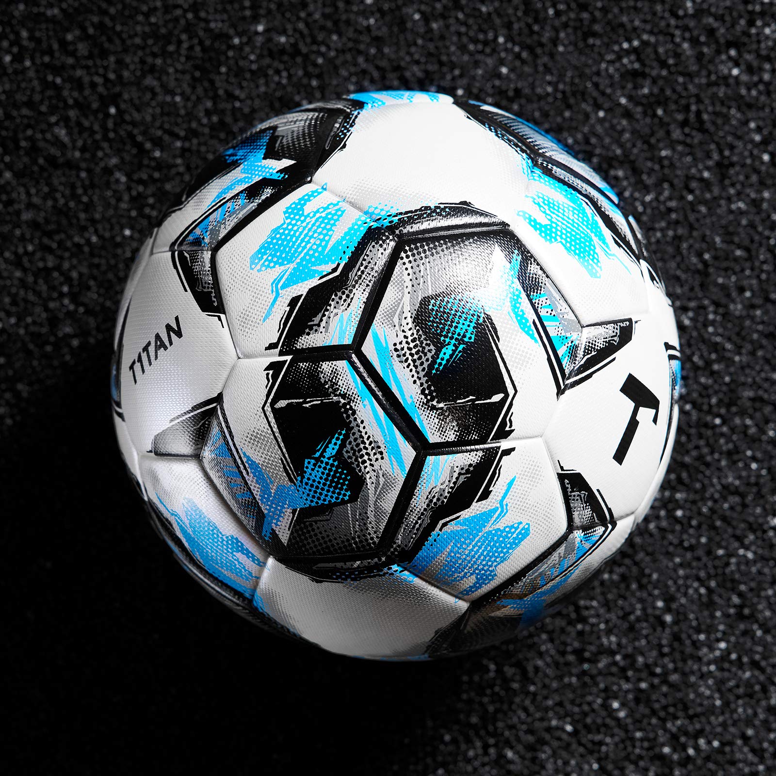 T1TAN Fussball Gr. 5 für Vereine - Matchball + Trainingsball Herren & Frauen Größe 5 - Thermobonded Spielball - nahtlos verklebt