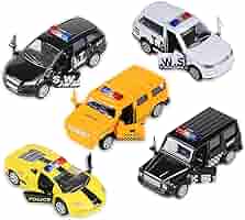 Amazon.com: KIDAMI Die Cast Metal Little Toy Cars Set of 5