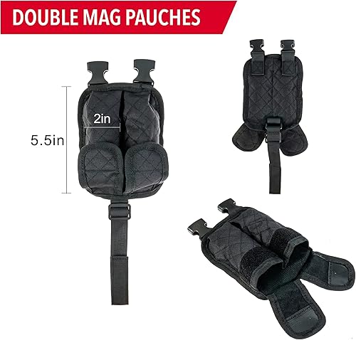 Miniatura 5 de POLICE Funda de hombro para pistola para transporte oculto, funda vertical para pistola de Airsoft, cómodas y duraderas fundas para pistola para