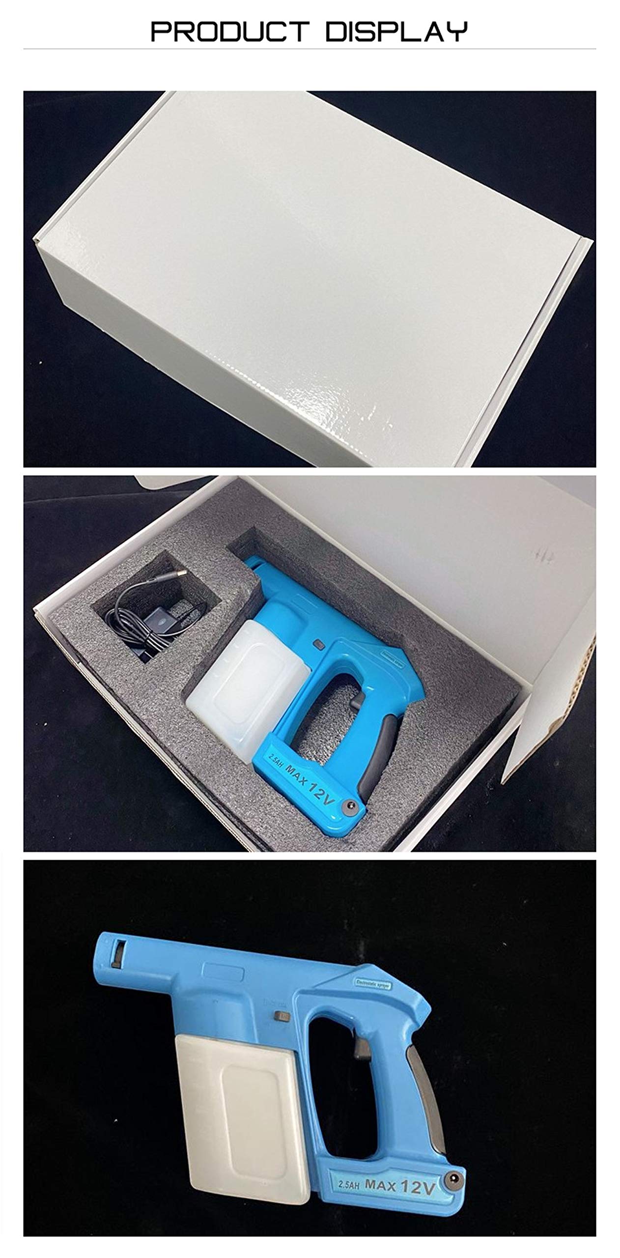 ZYC Spruzzatore di disinfezione Portatile della Macchina del nebulizzatore della Batteria al Litio elettrostatico 500ML ULV Macchina della Nebbia della Nebbia Cordless ULV Bottiglia Fredda