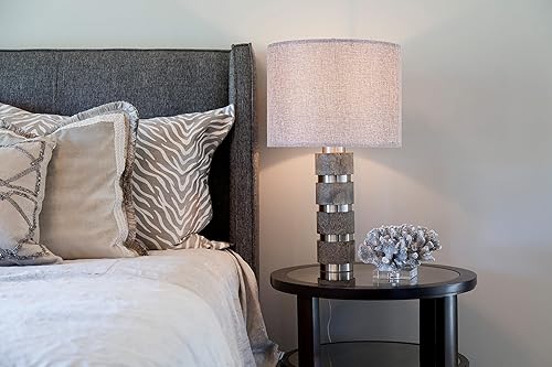 Miniatura 7 de Wellmet Pantalla de 16 x 16 x 12 pulgadas, requiere montaje para lámpara de mesa, lámpara de noche, lámpara de pie, pantalla de tambor de tela,