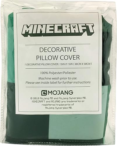 Miniatura 4 de Jay Franco Solo funda de almohada decorativa funda de almohada cuadrada suave de 15 x 15 pulgadas para dormitorio de niños, sala de juegos y