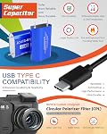 ROVE R2-4K PRO Cam Dash, intégré GPS, 5G WiFi Caméra Dash pour les voitures, 2160P UHD 30fps Dashcam avec APP, 2.4" IPS Écran, vision nocturne, WDR, 150° Angle large, 24-Hr Mode de stationnement, Supports 512GB Max