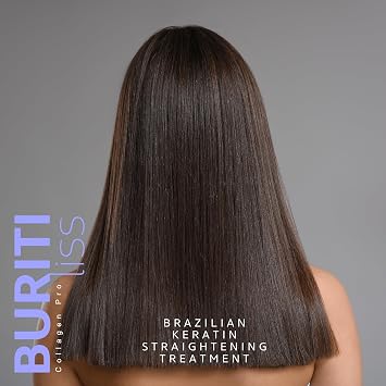 Brazilian Keratin Straight Treatment Kit 2 fl oz Britilis Collagen Pro for All Hair Types