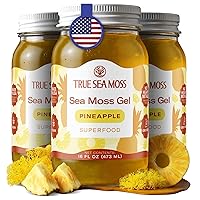 Vista 14 de TrueSeaMoss Gel de musgo marino – Hecho en EE. UU. – Musgo marino recolectado en la naturaleza, frutas y verduras en frasco – Fresa, paquete de 1