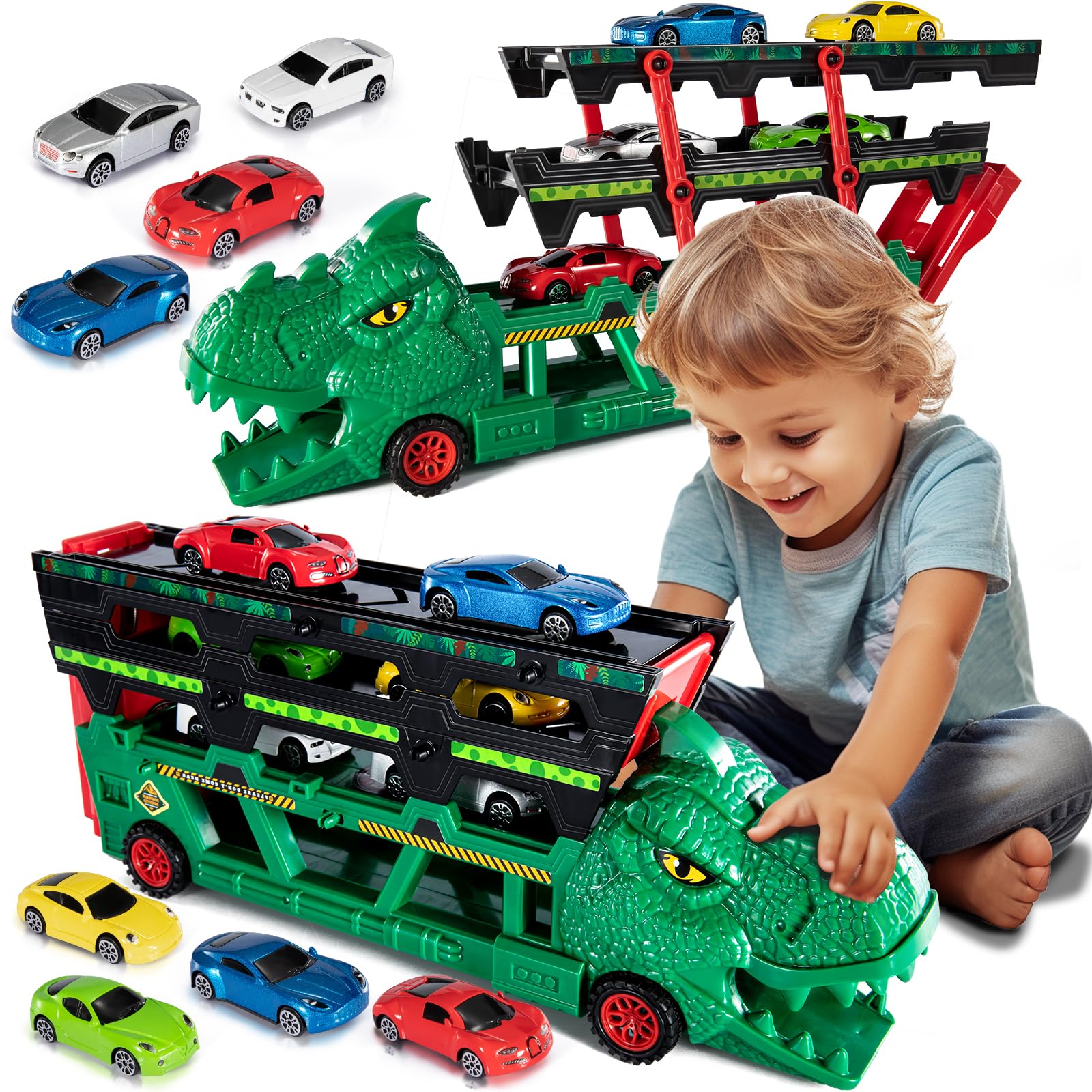 TEMI Dinosaur Truck Toy w...B0C4Y6314M | Encarguelo.com.ve