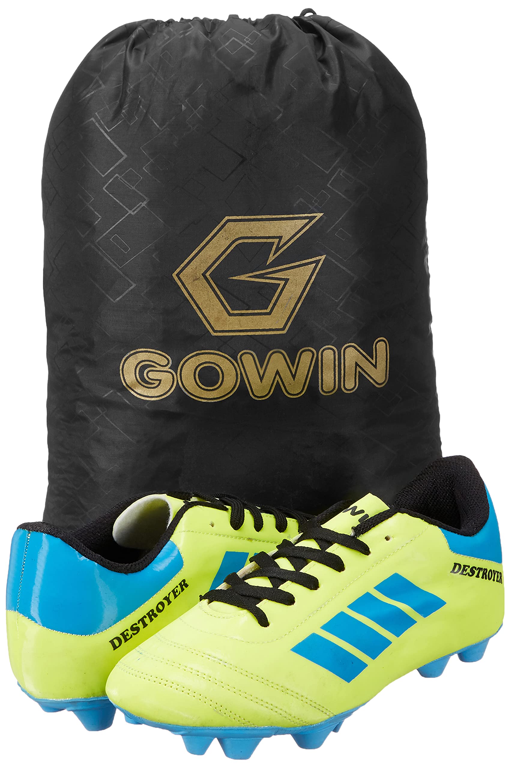 Charged Sports Bag Canada Large Red With Gowin Football Shoe Destroyer Cyan Size-5 2