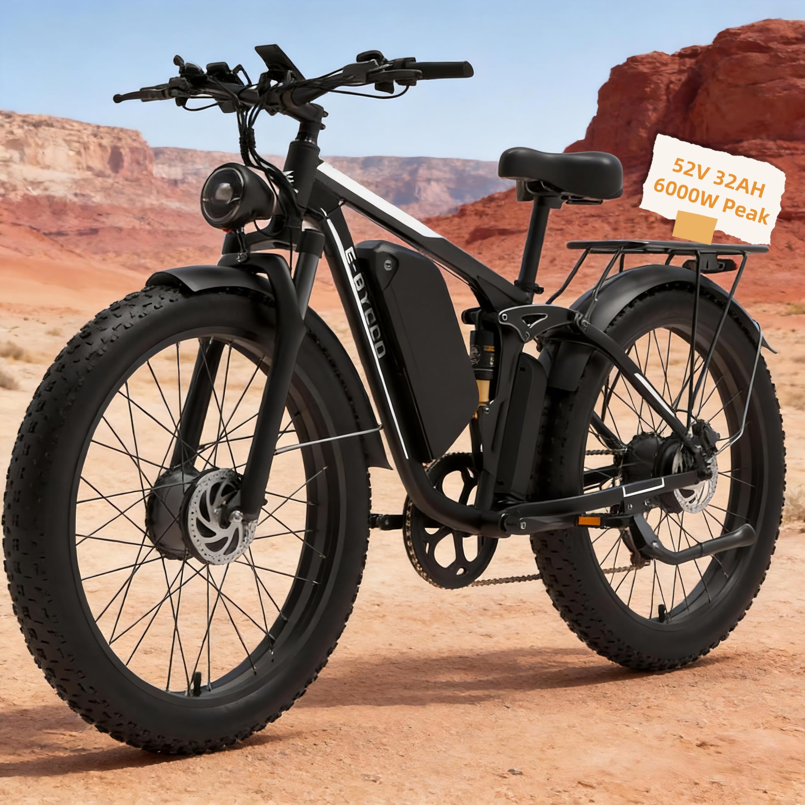 ECOCOGY 6000W Peak Dual Motor E-Bike