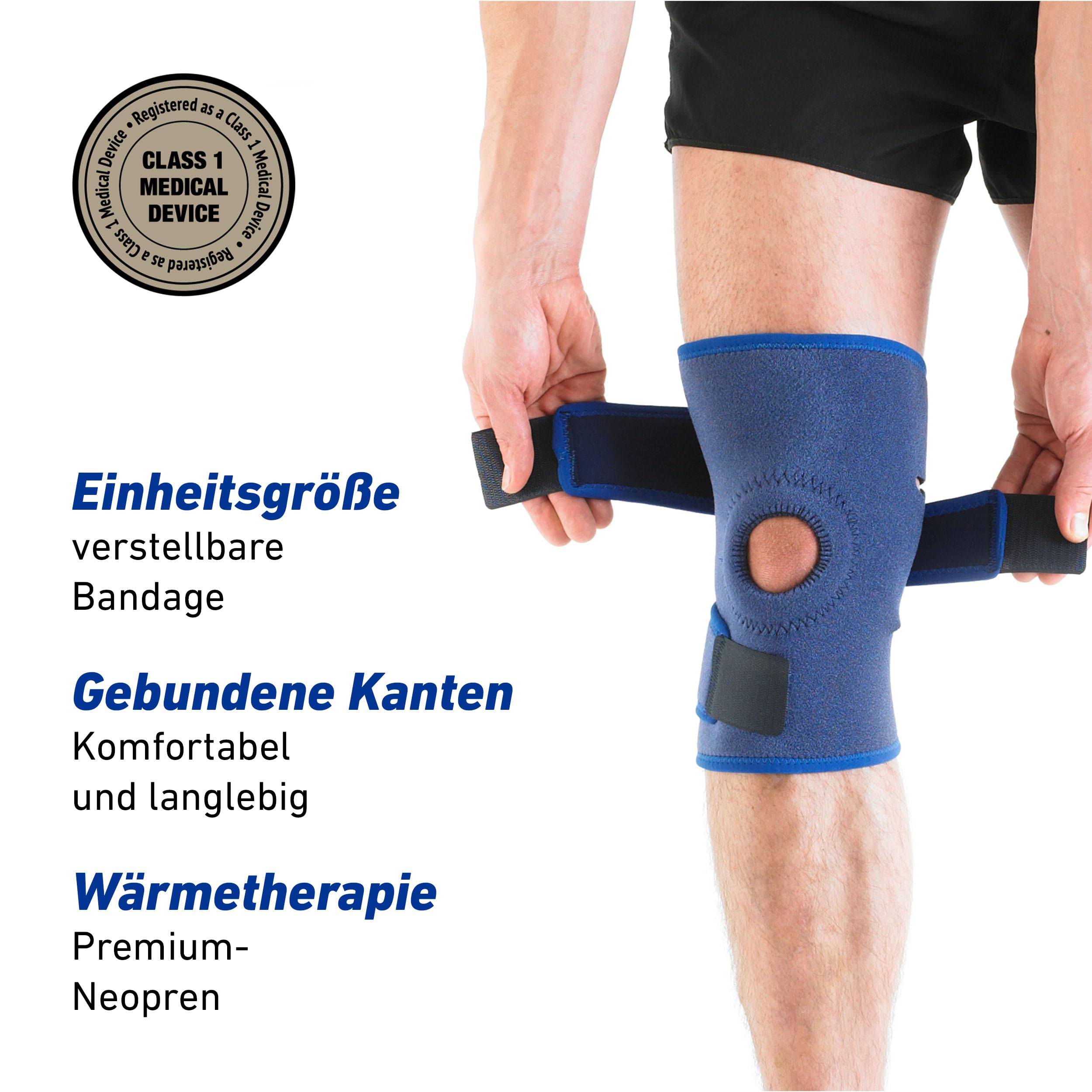 Neo-G Kniebandage, offene Patella - Kniebandage für Knieschmerzen - Arthritis, Linderung von Gelenkschmerzen Meniskusverletzungen, Läuferknie