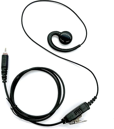 Miniatura 8 de C-Swivel CLP1010e Auricular CLP1080e Auricular Walkie Talkie en forma de G con micrófono PTT Compatible con Motorola 1010e 1080e CLP1040e CLP1083e