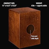 Vista 6 de Cajón para música, compacto, de madera de abedul con lazos internos