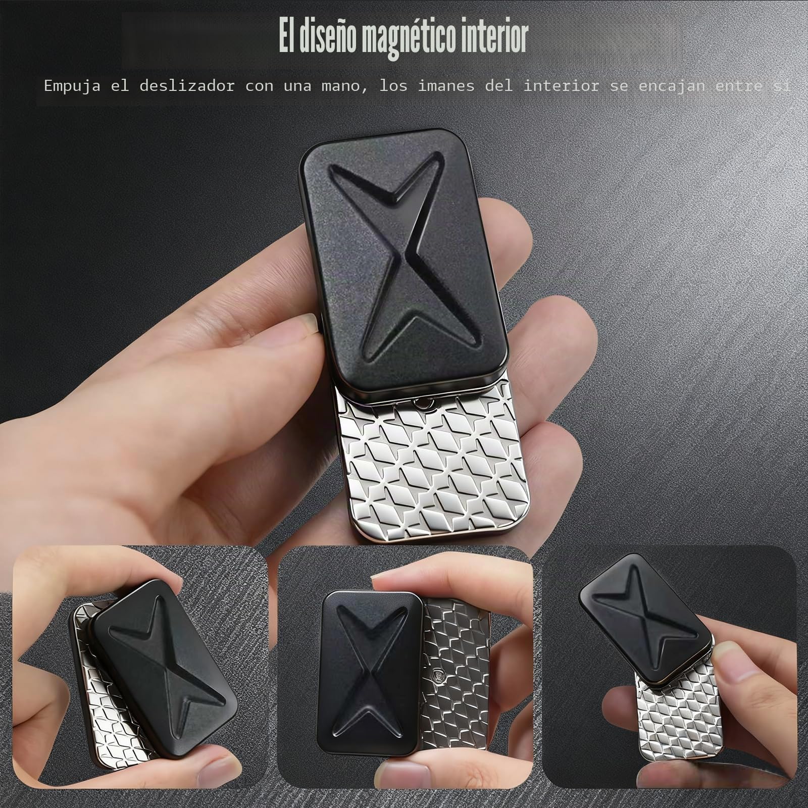 Fidget Slider Toys, Descompresión Ansiolítica para Adultos, Juguetes para Autismo y TDHD, Regalos para Adolescentes