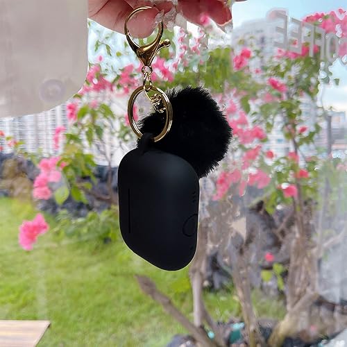Miniatura 8 de Funda para Airpods Pro de 2 generación, funda para AirPods Pro 2, bonita funda con llavero y bola de pompones para mujeres y niñas, funda de