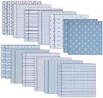 24 Sheets Scrapbook Paper, 6" x 6" Colorful Pattern Decorative Craft Paper with Single-Sided for DIY Card Making Photo Album Background