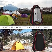 Vista 6 de Your Choice Pop Up Privacy Shower Tent - Portable Changing Tent for Camping, Beach & Hiking - 6.2FT Lightweight with Carry Bag, Quick Setup & Full
