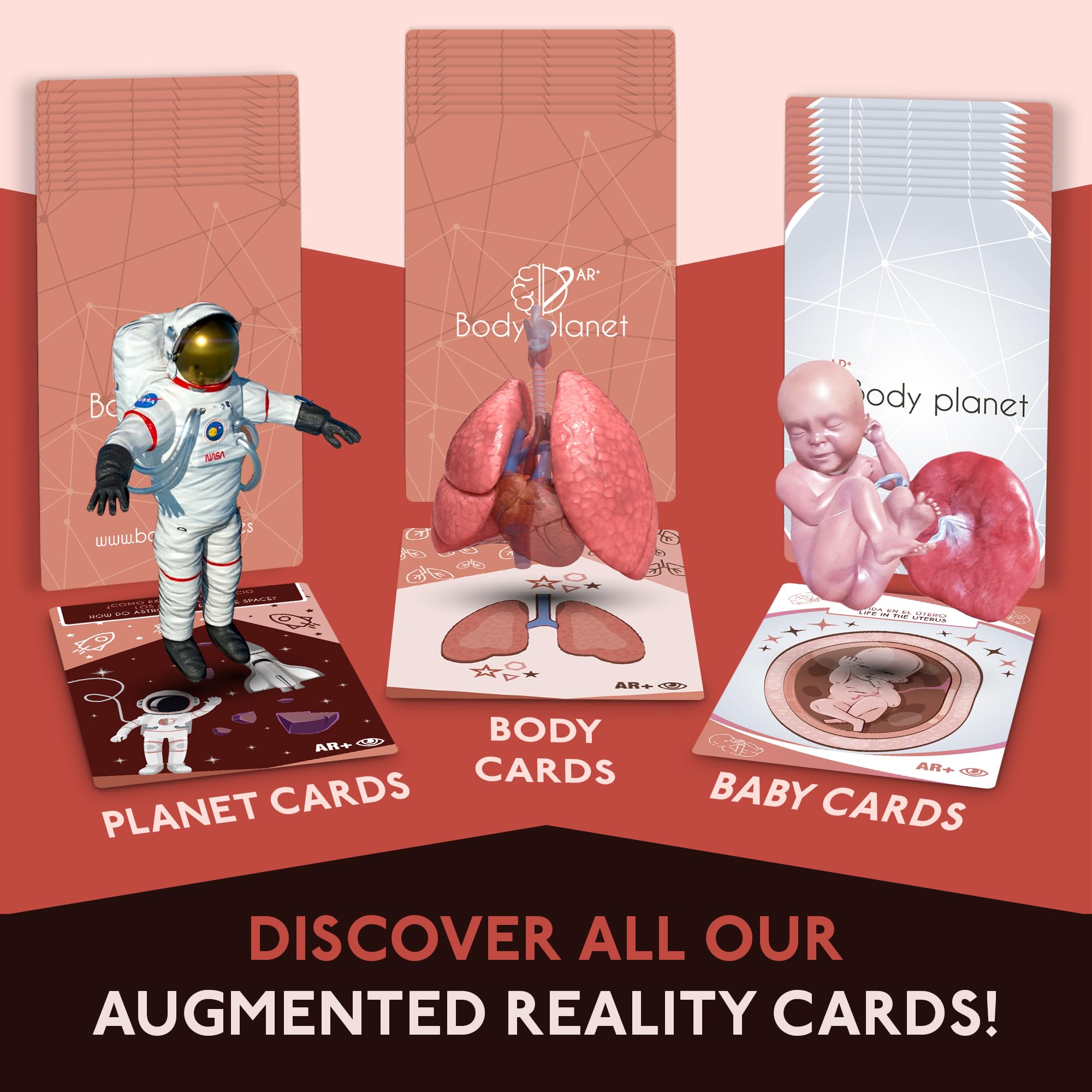 Body cards, carte con realtà aumentata per conoscere il corpo umano giocando