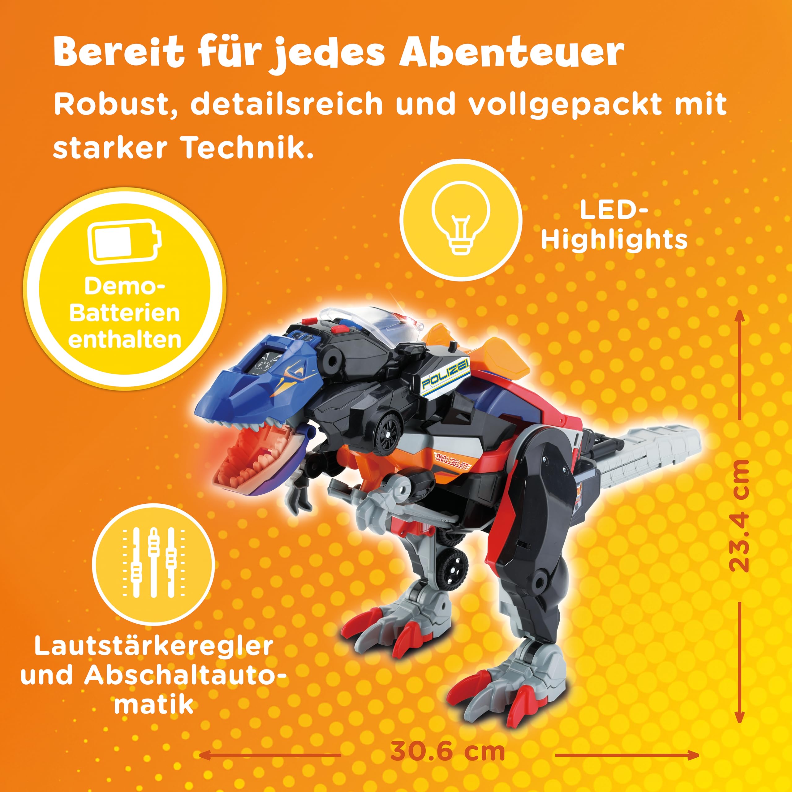 VTech Switch and Go Dinos 3-in-1 Super-T-Rex Transformer