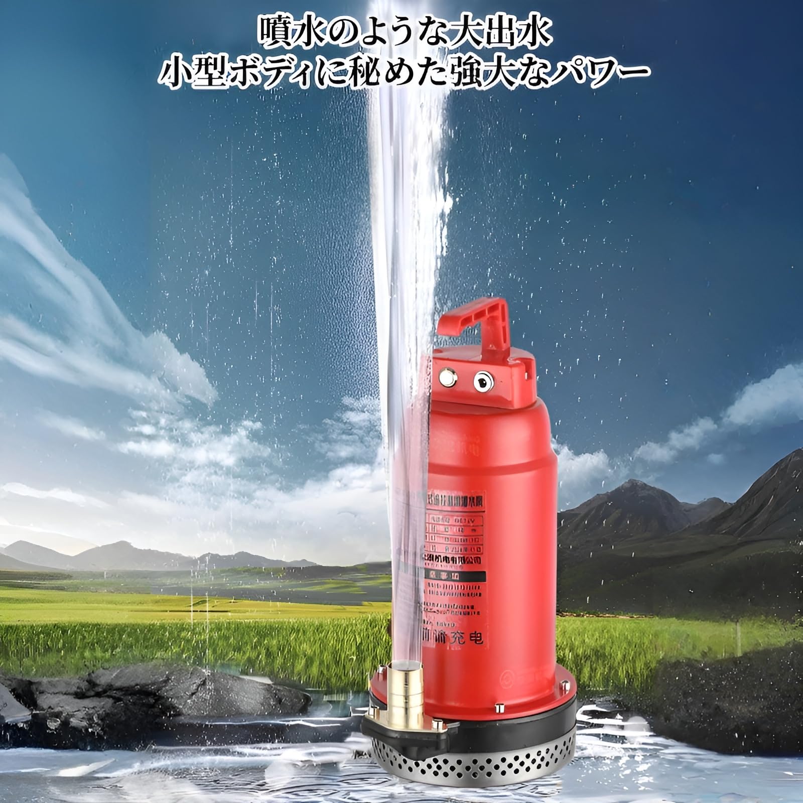 Amazon.co.jp: [Joejoier]【30倍強圧】大出力直流潜水ポンプ 高出力DC