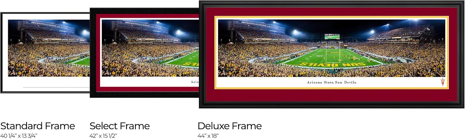 Arizona State Football, End Zone - Panoramic Posters and Framed Pictures by Blakeway Panoramas