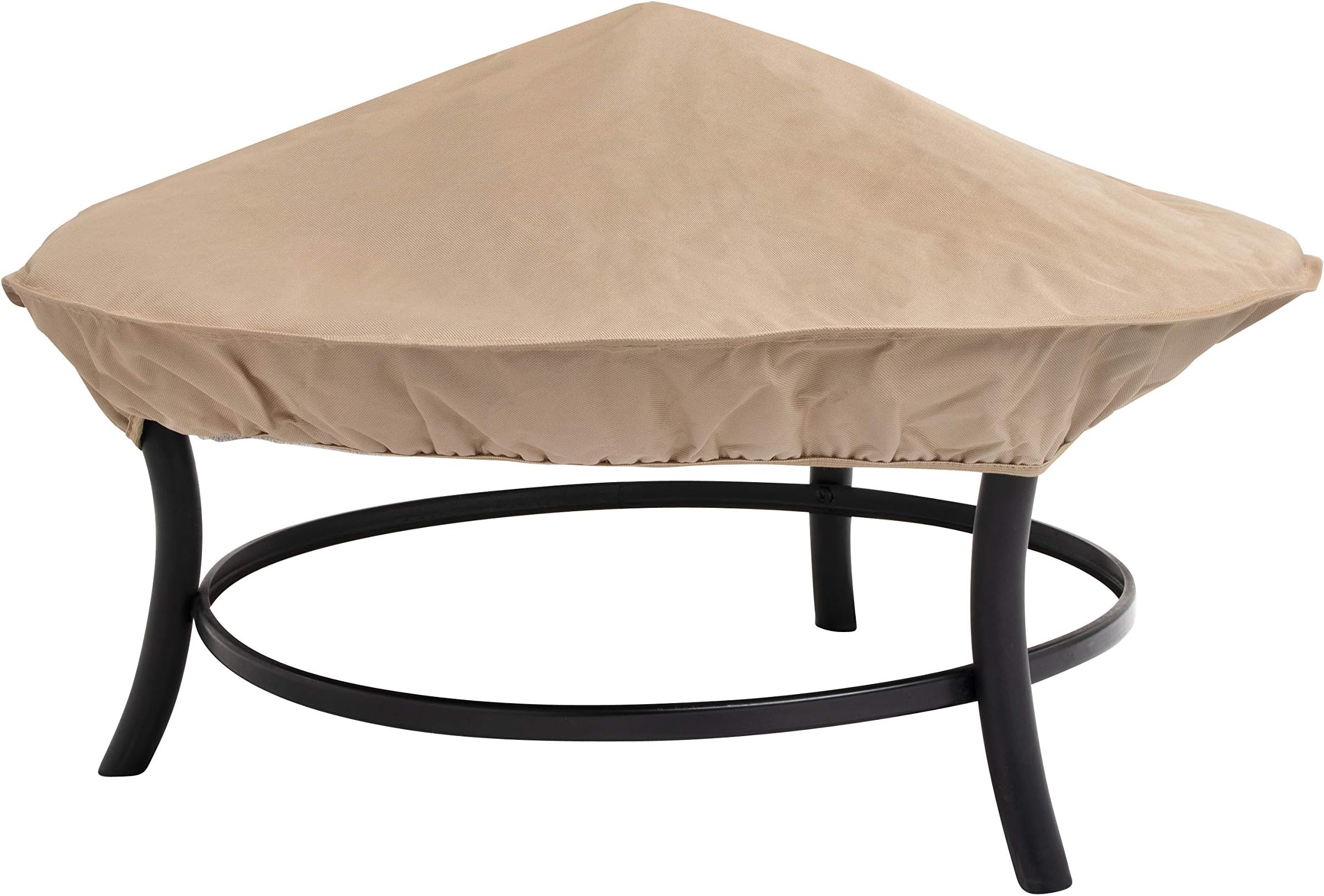 Modern Leisure Water-Resistant, 35 in Patio Fire Pit Cover, inch, Beige,Khaki