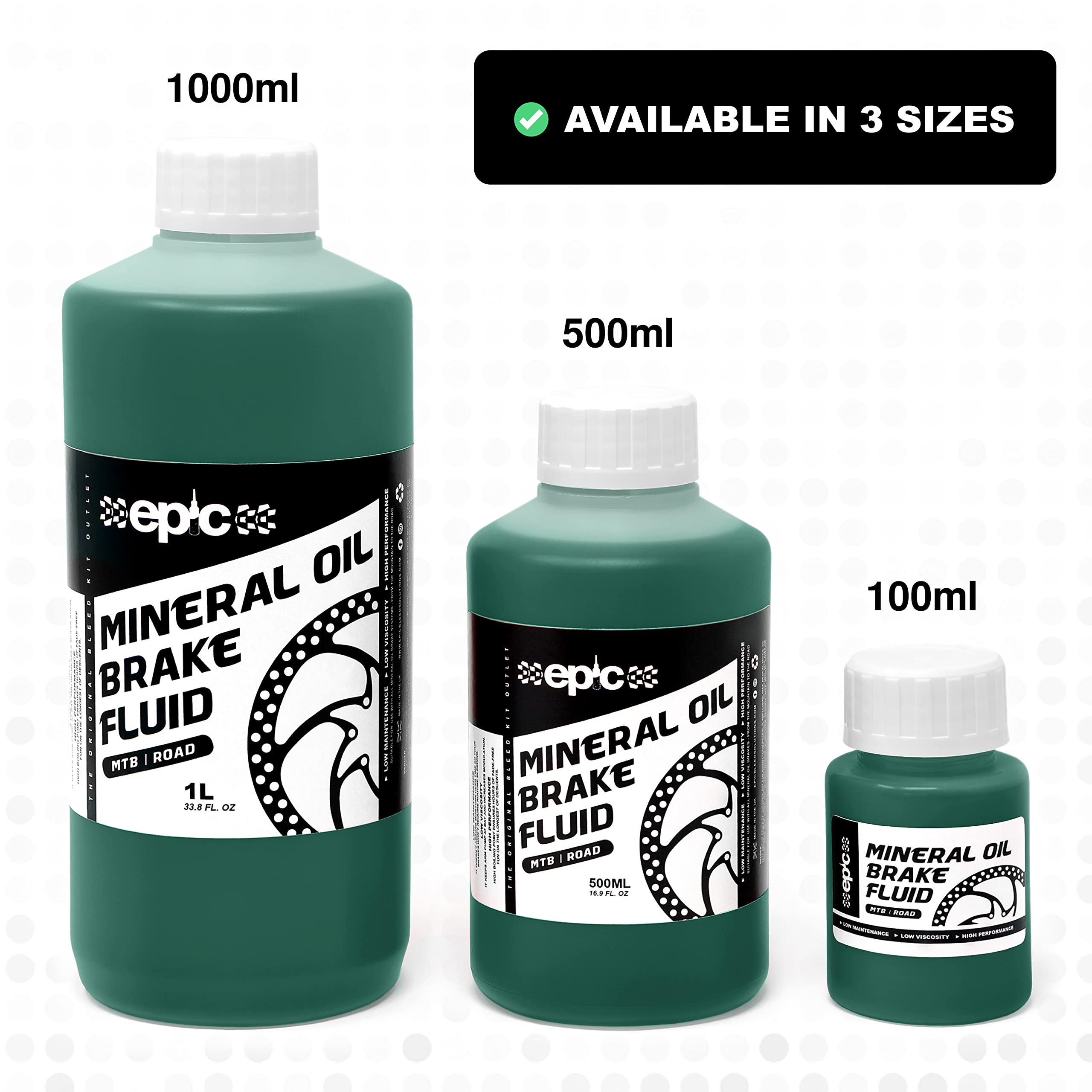 Epic Olio Minerale Liquido per Freni a Disco SRAM - DB8 | Olio ad Alte Prestazioni per lo Spurgo | Verde - 100ml