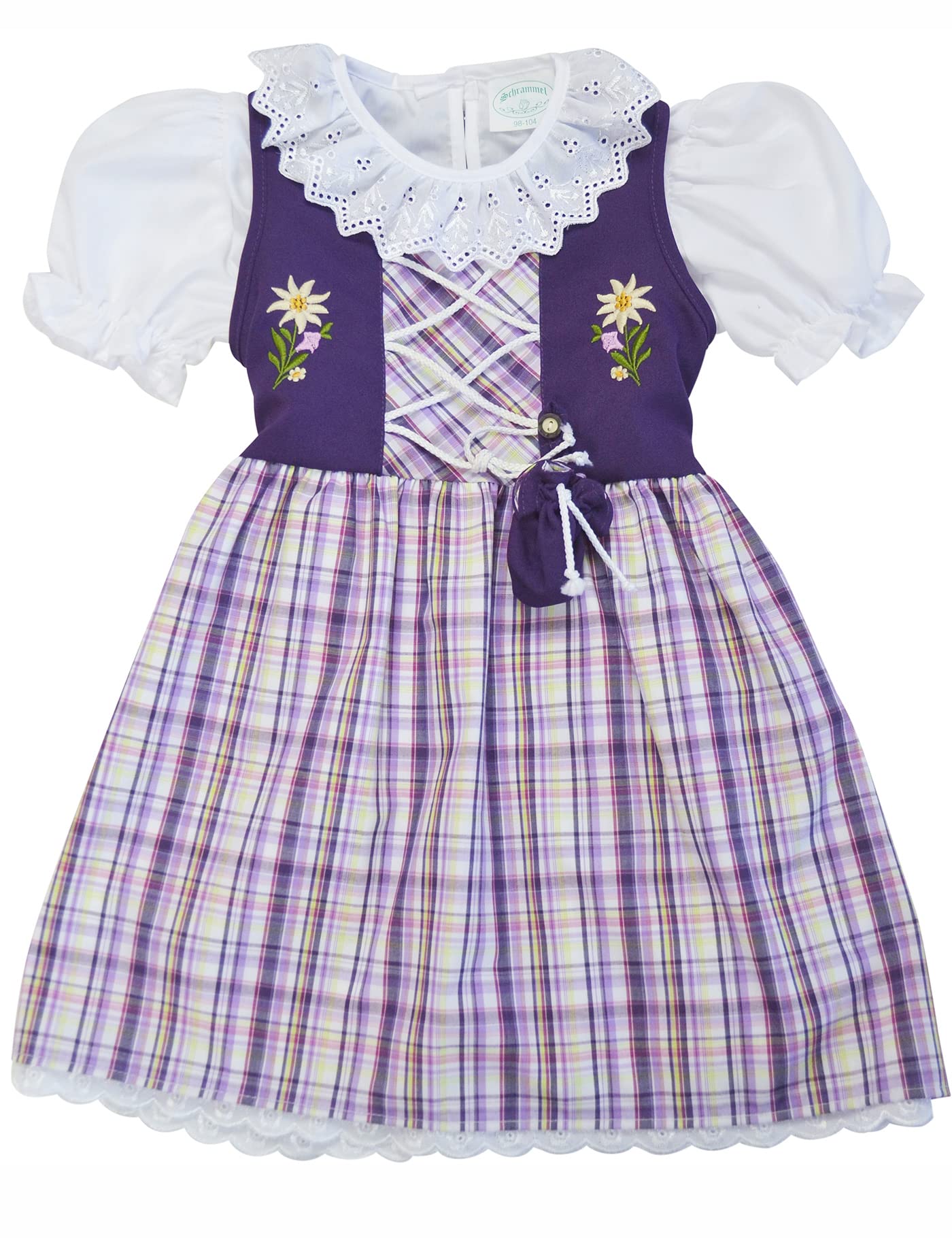 Schrammel Kinderdirndl mit Tascherl für Schmuck