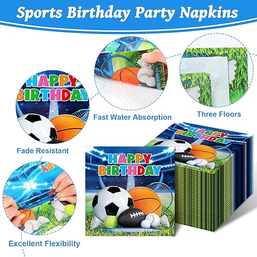 Miniatura 25 de 96 piezas de suministros de fiesta de cumpleaños florales de cumpleaños, platos de papel, servilletas, flores de oro rosa, decoraciones de fiesta