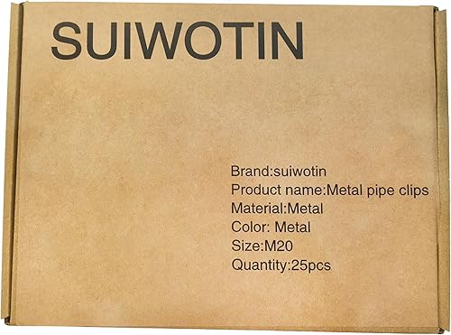 Miniatura 20 de 10 abrazaderas de conducto M50 (2 pulgadas), correa de acero inoxidable con dos agujeros, soporte en U, tira de tubo rígida, abrazadera de cable