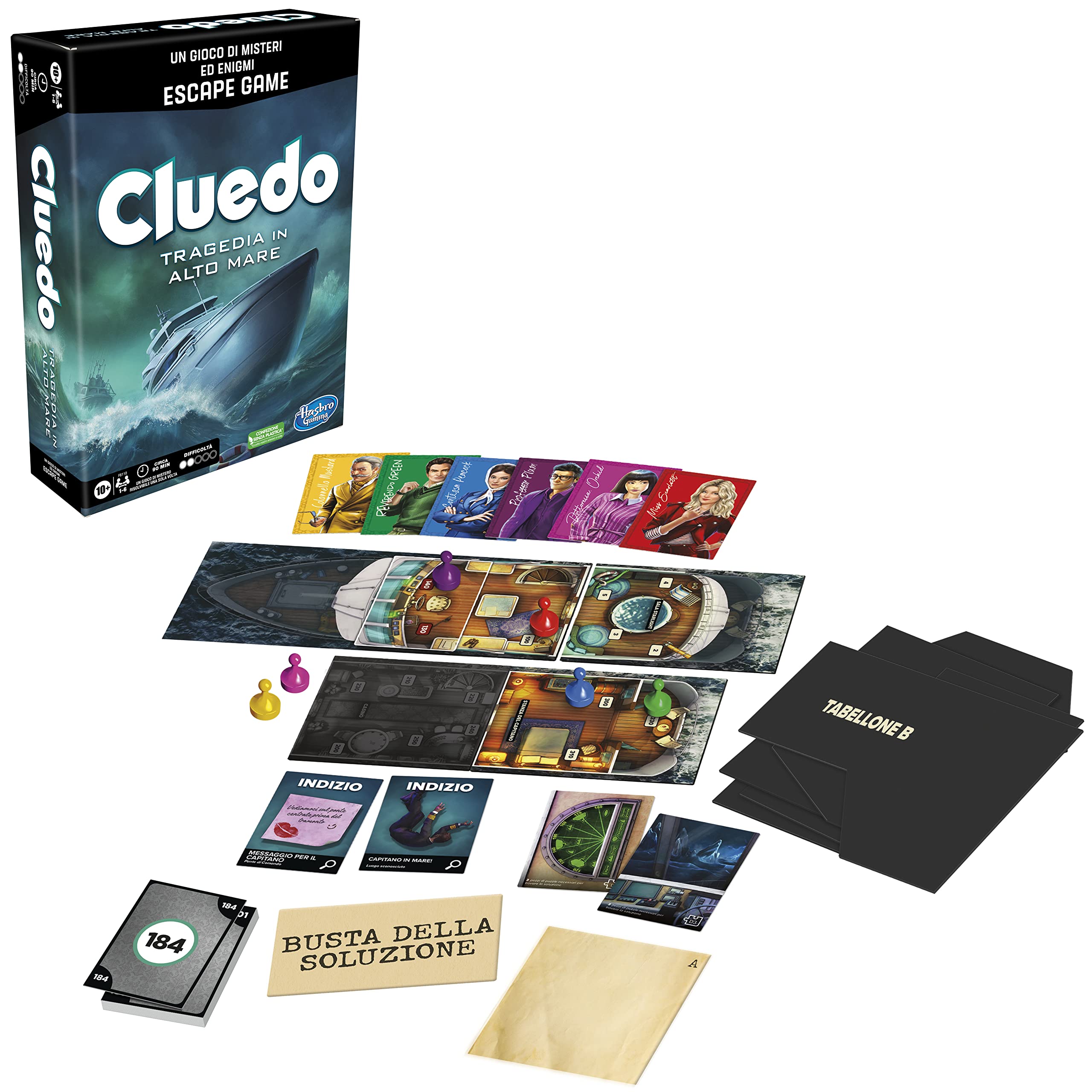 Cluedo Escape Tragedy in the High Sea, Gift for Boys and Girls Ages 10 and up, Mystery and Riddle Game in Escape Game Version - Image 3
