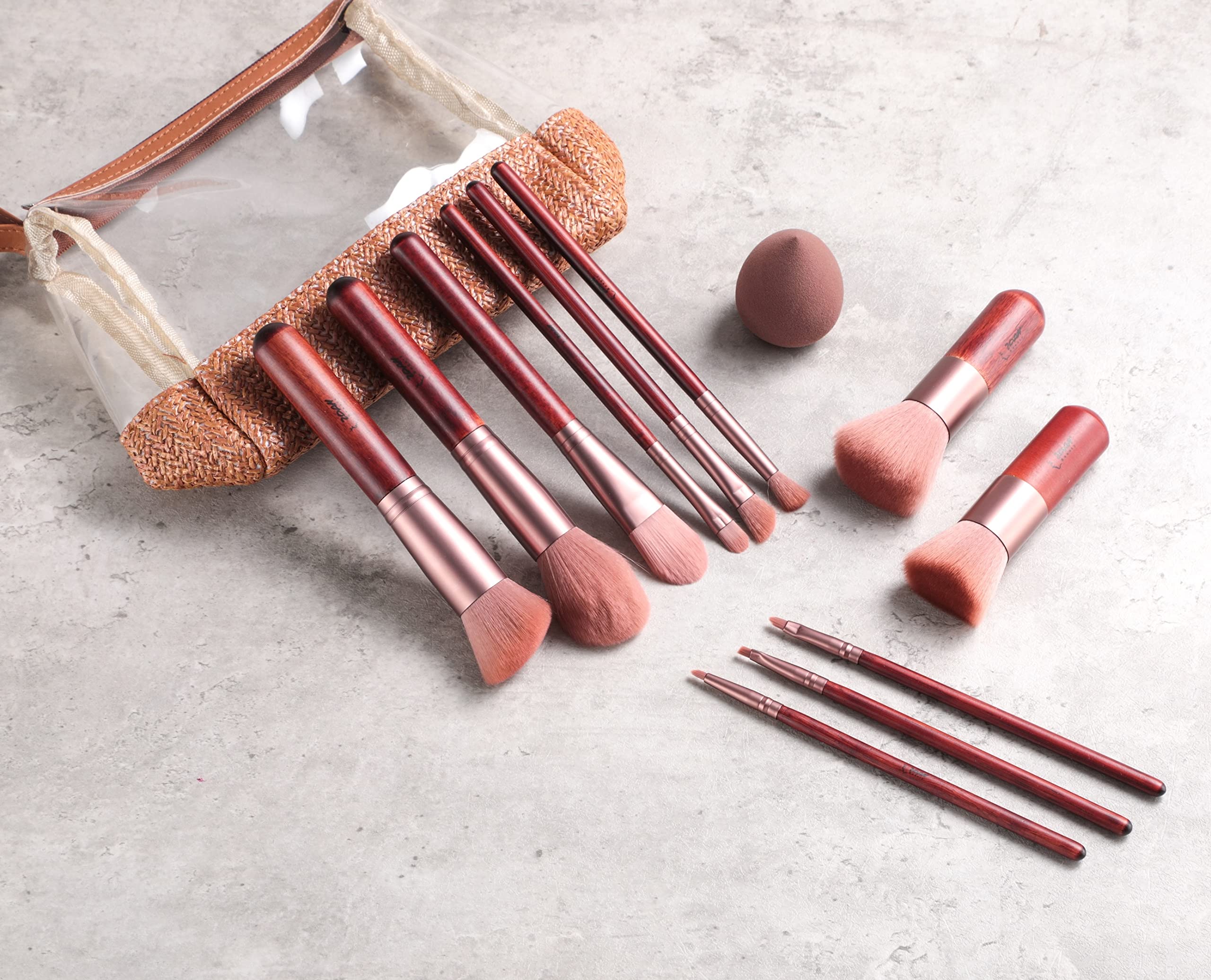 Zoah Beauty Luxury Makeup Brushes, 14 Piece