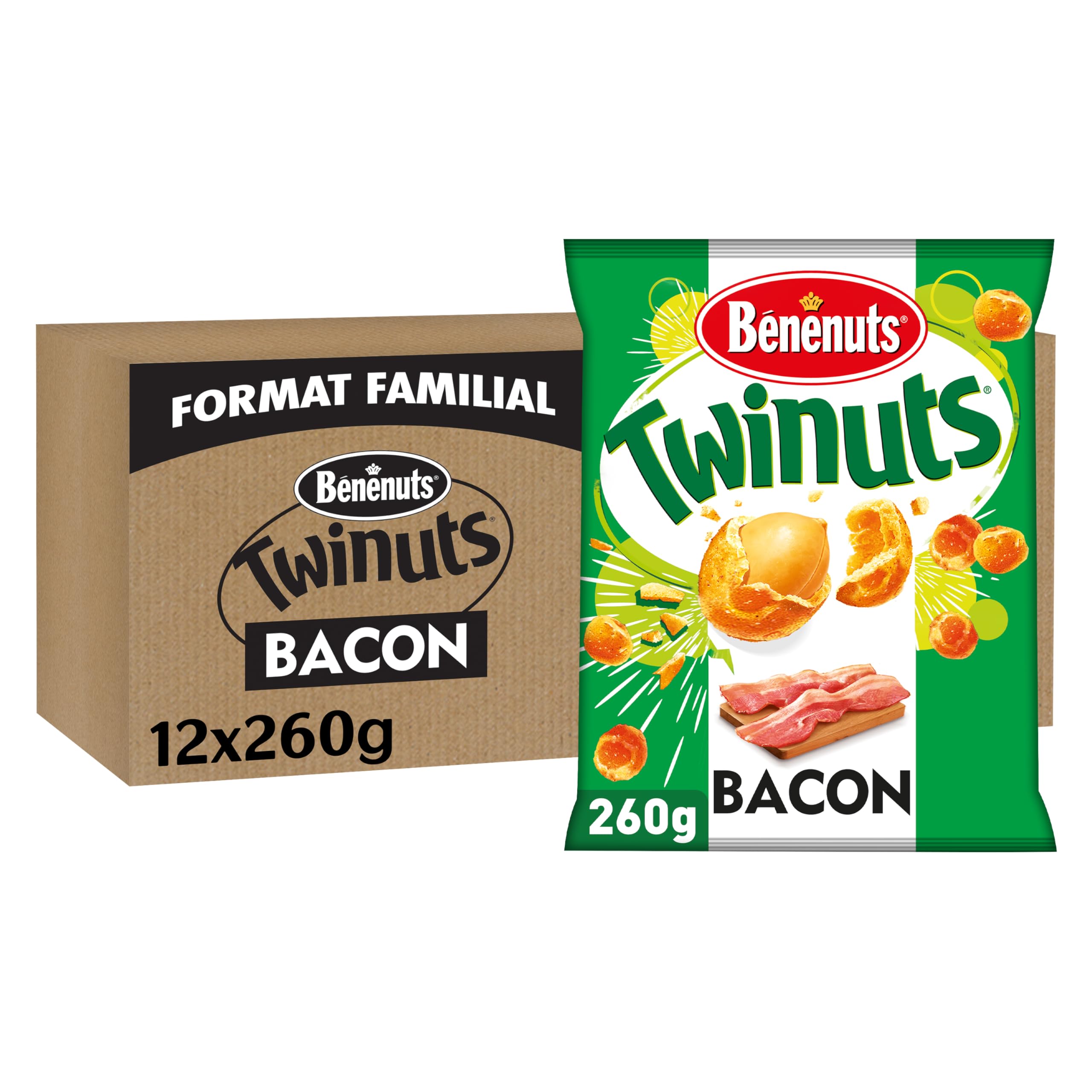 Twinuts Gout Bacon 12x260g