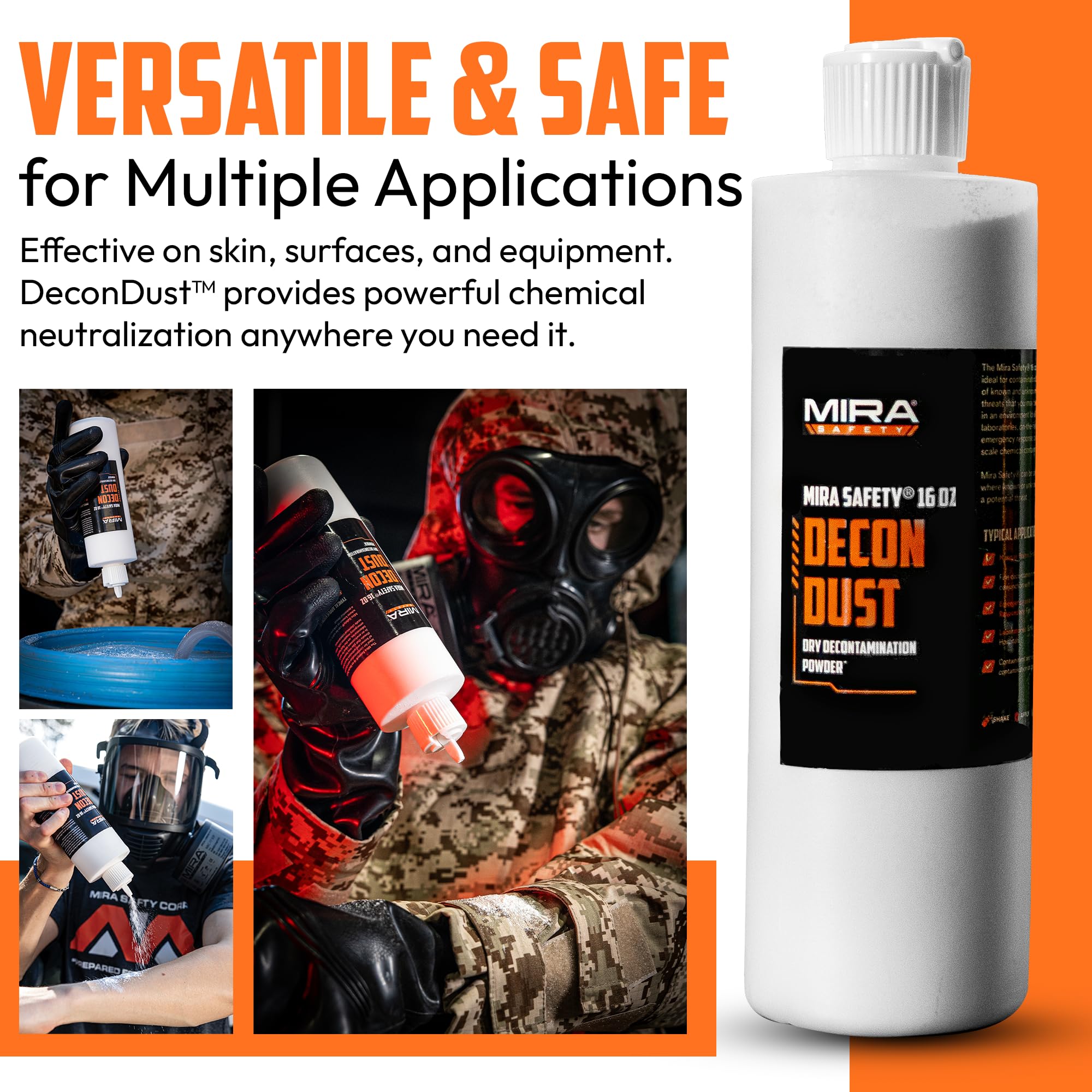 MIRA DeconDust: Waterless Chemical Neutralizer -6 MIRA DeconDust: Waterless Chemical Neutralizer -6