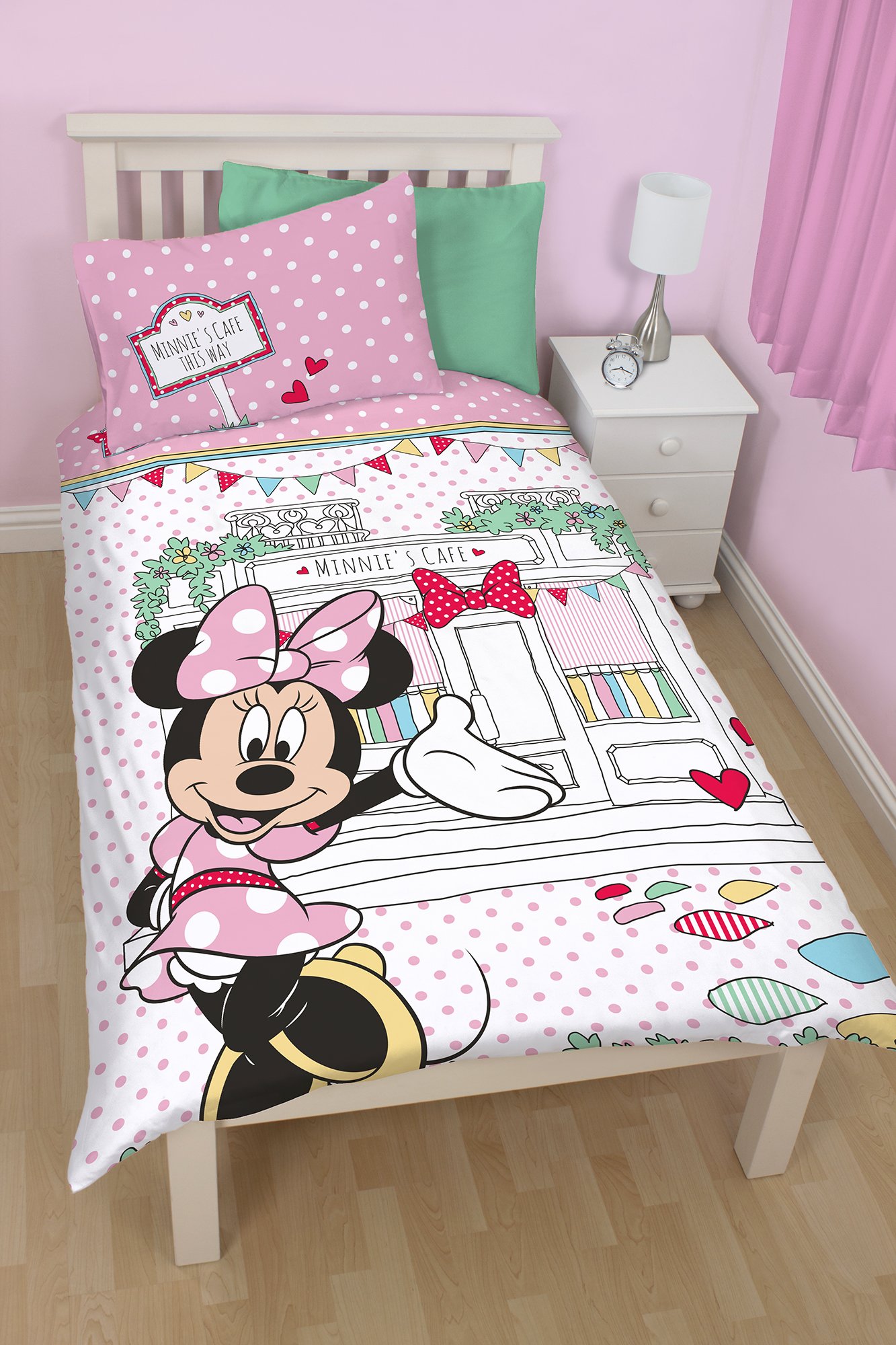 minnie mouse single bed set
