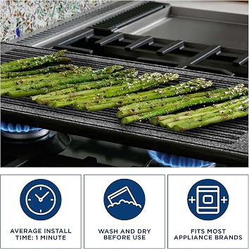 Reversible Cast Iron Griddle/Grill Combo