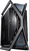 Vista 10 de ASUS ROG Hyperion GR701: Carcasa de ordenador EATX de torre completa con estructura semi-abierta, paneles laterales sin herramientas, soporta hasta
