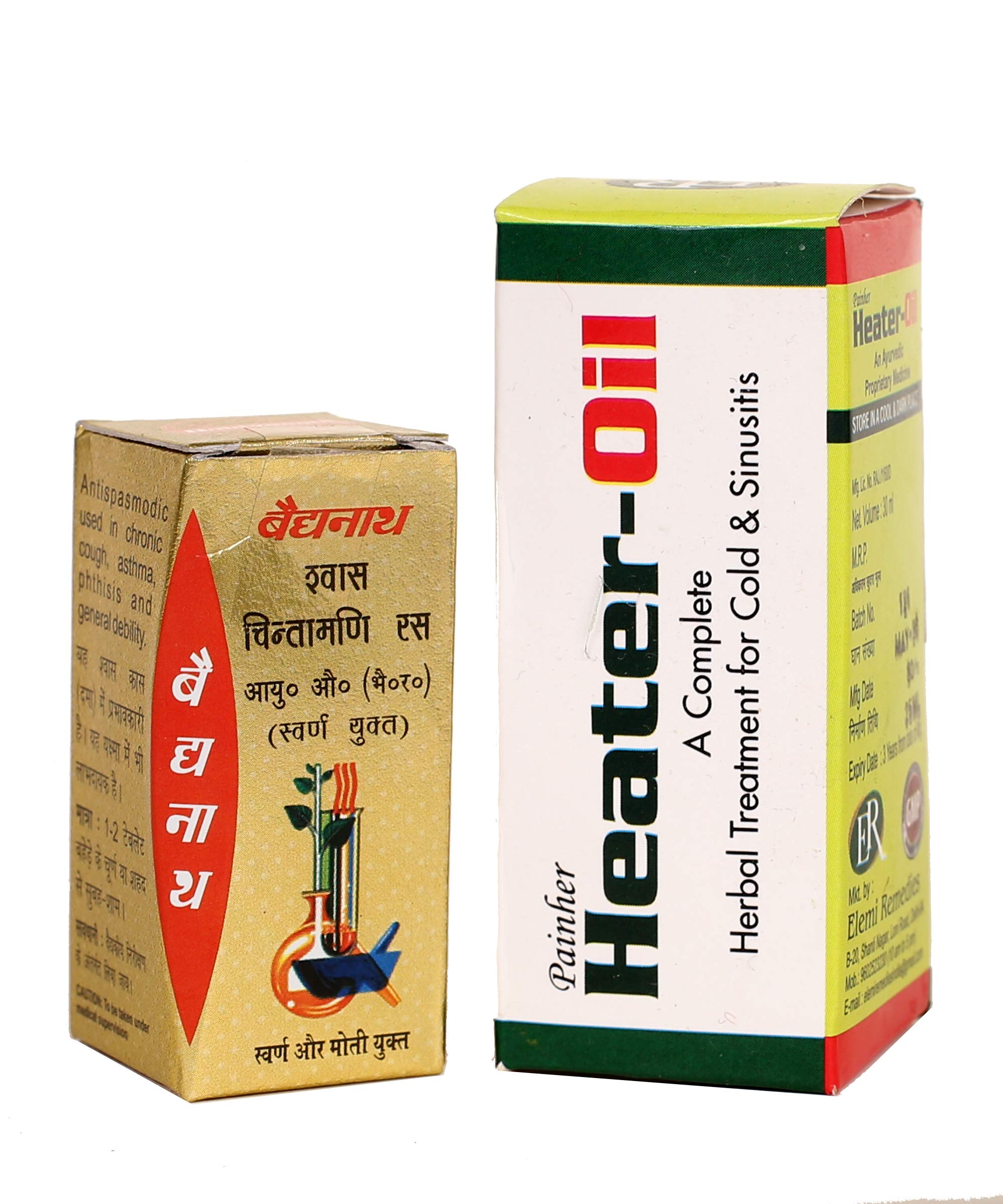 Baidyanath Swas Chintamani Ras (With Gold) 25 Tablets With Painher Heater oil 30 ml (B08DG5PH68) Amazon Price History, Amazon Price Tracker