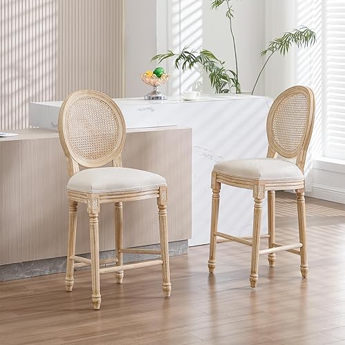 Miniatura 1 de Juego de 2 sillas de comedor, juegos de mesa y sillas con respaldo redondo, sillas apilables tapizadas para sala de estar, cocina, restaurante,