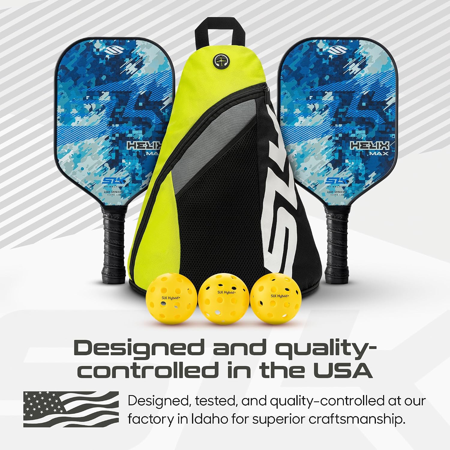 Selkirk Sport SLK Helix Pro Pickleball Paddle | Thermoformed Carbon Fiber Pickleball Paddles with Carbon Fiber & Fiberglass Hybrid Face | Unmatched Control