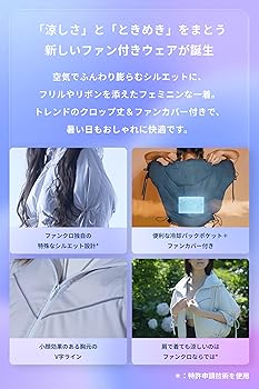 ファンクロ　（空調服） 空調ブルゾンfanqlo - long【セット】