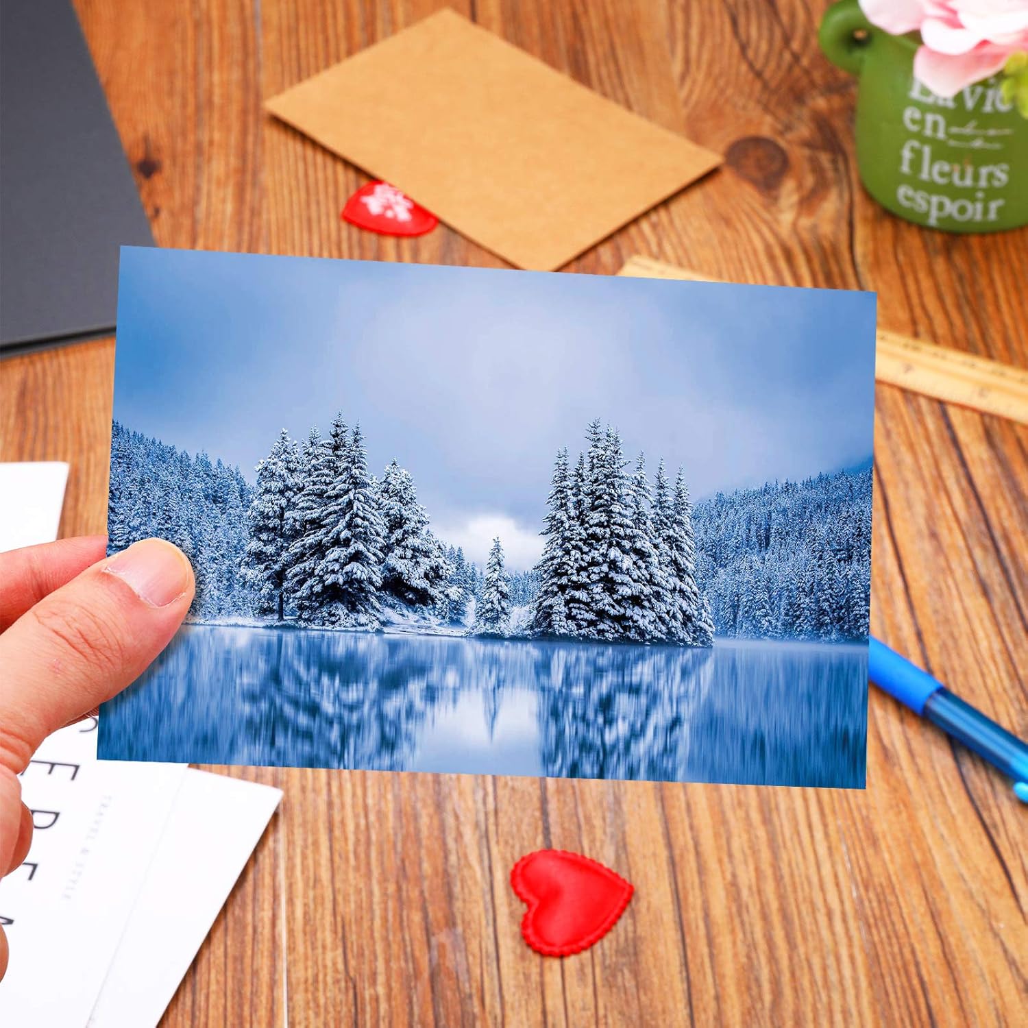 60 Pieces Fun Facts Postcard Wild Animal Bird Seasonal Landscapes Funny Postcards 20 Designs Postcards for School Students Teacher Thank You Note Cards, 4 x 6 Inches (Four Seasons) : Office Products