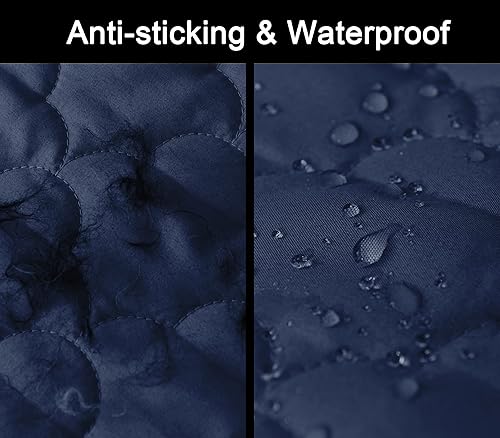 Miniatura 5 de CHHKON Funda impermeable antideslizante para sillón reclinable que se mantiene en su lugar, protector de muebles, funda de sofá ideal para mascotas