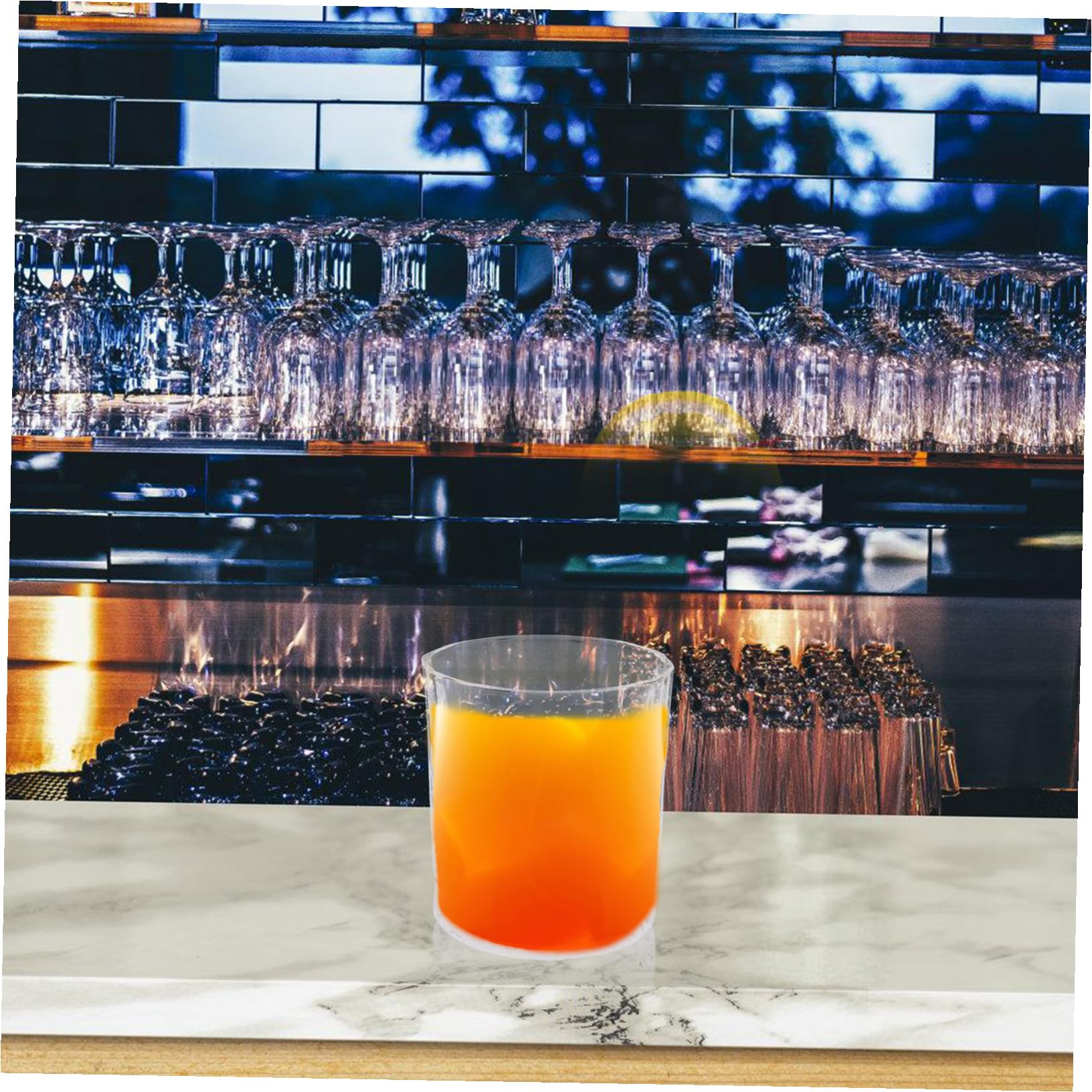 Homoyoyo Bicchieri Whisky in Vetro 200ml Disegno Delicato per Cocktail Vino Birra 4pezzi