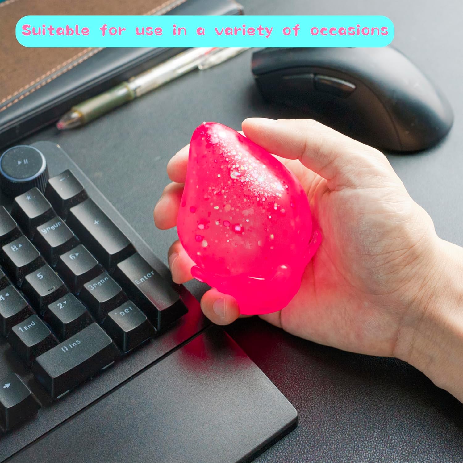 Dream Squishy Drop Stress Balls for Kids Adults Squeeze Toys, Drop Malt Sugar Balls Relieve Stress, Fidget Silicone Sensory Toys for Autism/ADHD, Sensory Squishies Stress Relief Toys for Gifts - Image 5