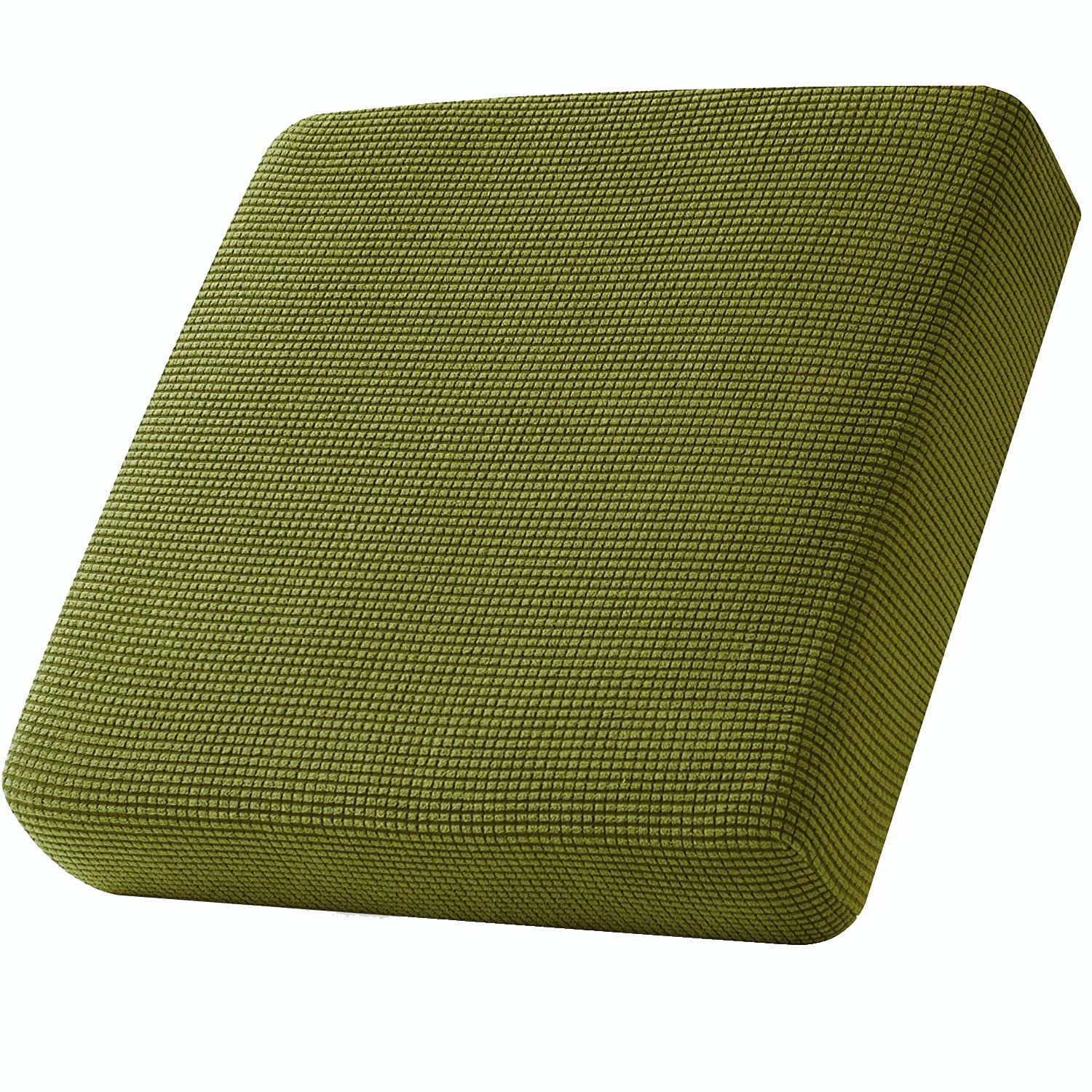 Sofa Cushion Covers Customization Tailor Made Sofa Seat Cushion Slipcovers Stretch Polar Fleece Sofacushion Backrest Cover Replacement (Yellow-green,2X-Large)