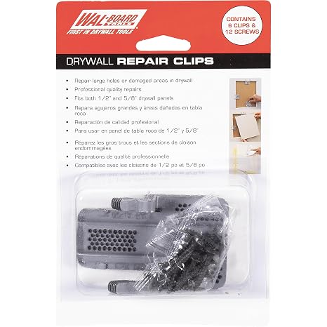 WAL-Board Tools Drywall Repair Clips, Wall Repair Tool, Assembled in USA