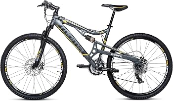 Moma Bikes Mountain Bike Equinox5.0 27.5 inches, Aluminium, Shimano 24V, Double Disc Brake, Double Suspension (Various Sizes): Buy Online at Best Price in Egypt